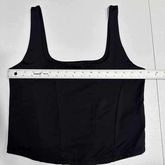 Forever 21 Womens Crop Top & Knit Pull On Skirt Plus Size 1X Stretch Coquette - Picture 7 of 12